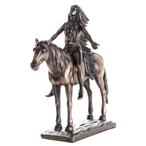 Appeal to the Great Spirit Indian Statue Bronze Figurine Native American